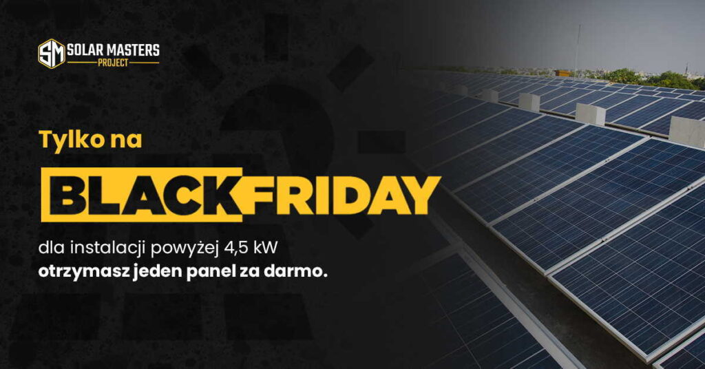 Słoneczna oferta na Black Friday - jeden panel za darmo!